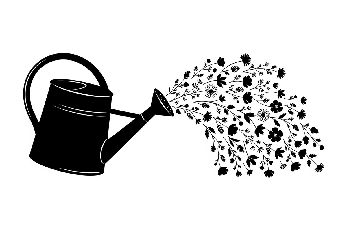 Floral Watering Can Design Bundle, an Illustration by Gaye Art (Photo 4 of 31)
