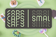 Mint Round - Stacked - Mirrored Font, a Font by Dasagani (Thumbnail 2 of 3)