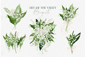 Lily Of The Valley Watercolor