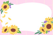 Decorative banner template with, a Background Graphic by LadadikArt (Thumbnail 2 of 3)