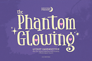 Phantom Glowing | Quirky Handwritten, a Handwritten Font by Denustudios (Thumbnail 1 of 12)