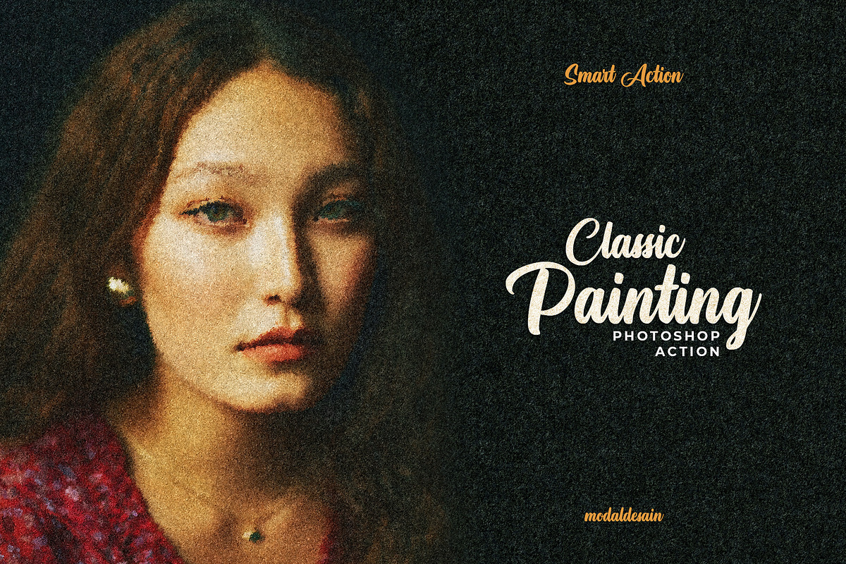 Old Painting - Actions Photoshop, an Action Add-On by Modaldesain (Photo 1 of 4)