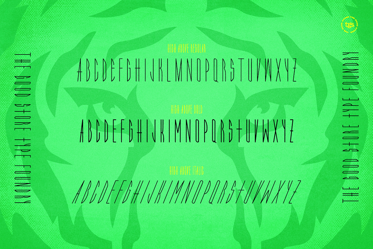 High Above Typeface + Extras preview 8