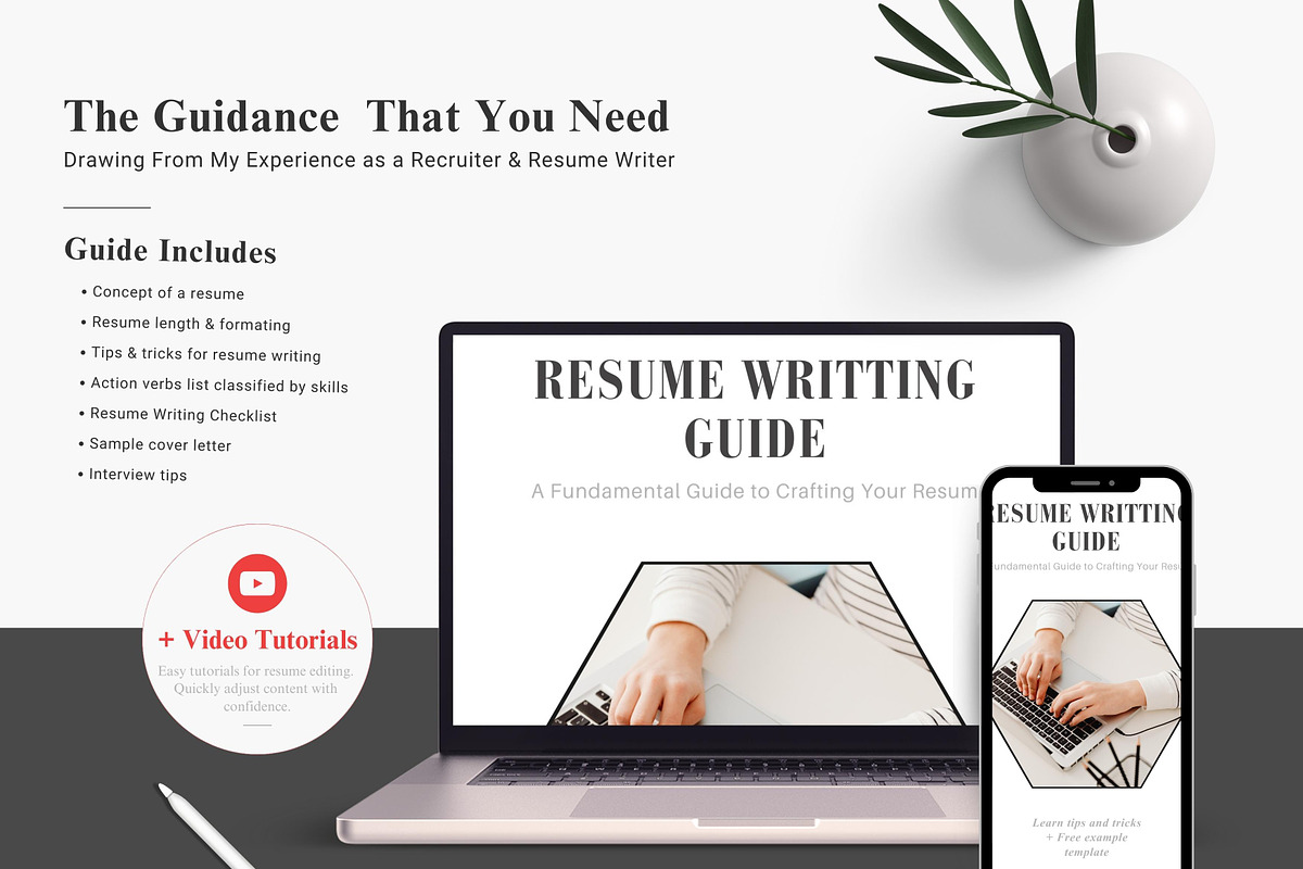 Resume / CV Template | Canva & Word, a Resume Template by CreativeZoom (Photo 7 of 7)