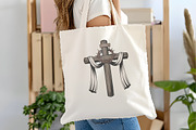 Christian Cross watercolor, an Illustration by Watercolor design (Thumbnail 4 of 6)
