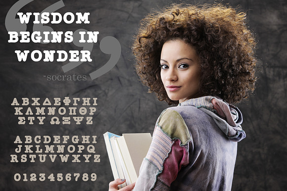 Greek Writer Font Set preview 7