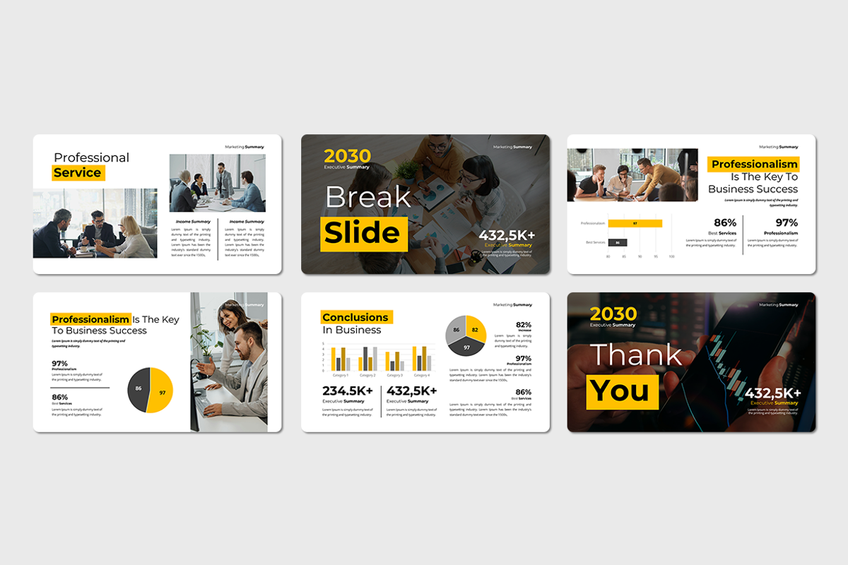 Executive Summary - Keynote Template, a Presentation Template by Iqsiart Studio (Photo 3 of 3)