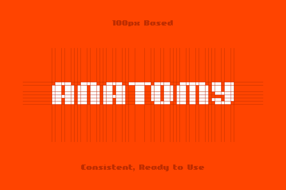 Pixiel - Modern Pixel Typeface, a Sans Serif Font by alpercakici (Photo 6 of 13)