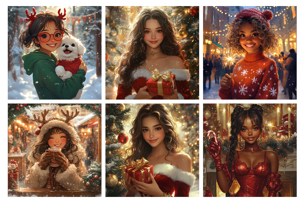 Christmas Girl Background, a Photo by RobertsArt (Photo 5 of 5)