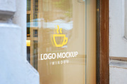 Window Logo Mockup Cafe, an Advertising Mockup by RSplaneta (Thumbnail 1 of 2)