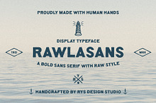 Rawlasans - A Handmade Font
