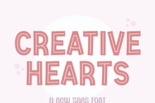 Creative Hearts Playful Handwritten