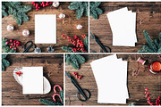 Rustic Christmas Bundle, an Invitation Template by Kate Roubin (Thumbnail 5 of 7)