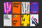 Glued Paper Mockups, a Print Template by ls.graphics (Thumbnail 5 of 9)