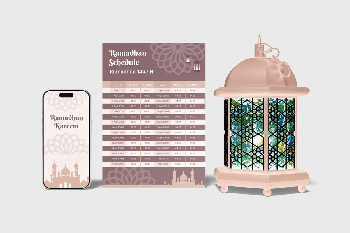 Ramadhan Concept Mockup, an Advertising Mockup by Cekal_std (Photo 1 of 4)