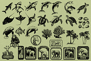 330 ZOO Animals vector illustrations, an Animal Illustration by Nocturnal Wolf (Thumbnail 15 of 18)