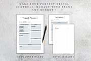 Digital Travel Planner Templates PDF, a Stationery Template by BRANDcontent (Thumbnail 3 of 6)