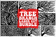Tree Branch Laser Cut Panel Bundle, a Graphic by hafijul (Thumbnail 1 of 9)