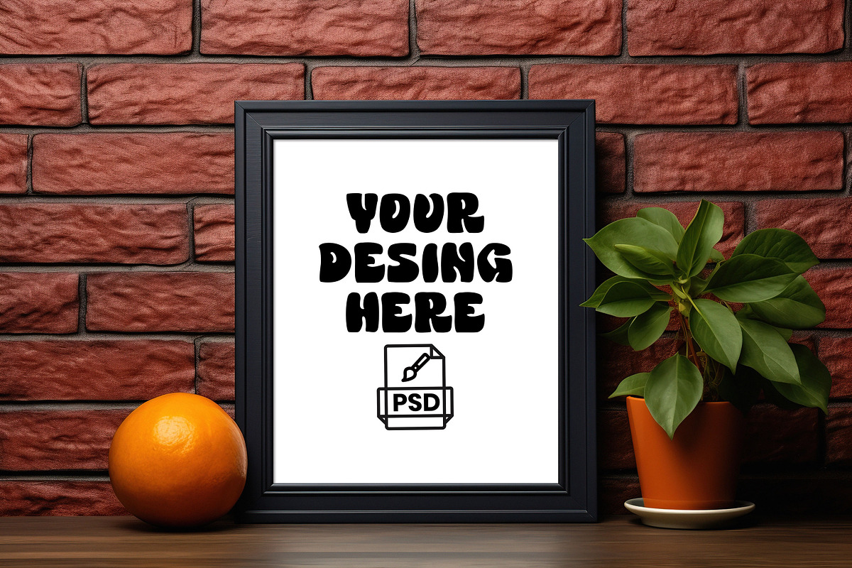4 PSD Frame Mockup Canvas frame, a Product Mockup by one-touch (Photo 5 of 5)