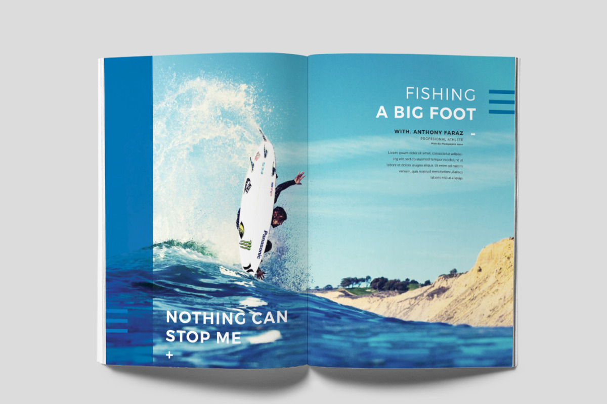 Sports Magazine, a Magazine Template by rubirubiko (Photo 6 of 8)