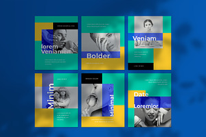 Bold Color Instagram Set, a Social Media Template by Filip Studio