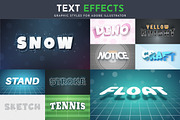 100 Vector Text Effects | Part 2, a Layer Style Add-On by rwgusev (Thumbnail 8 of 11)