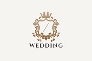 Wedding Crest Luxury Logo, a Branding & Logo Template by Design_Planet (Thumbnail 1 of 3)