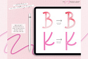 Procreate Block Lettering Brushes, a Brush Add-On by My Fancy Design Shop (Thumbnail 6 of 10)
