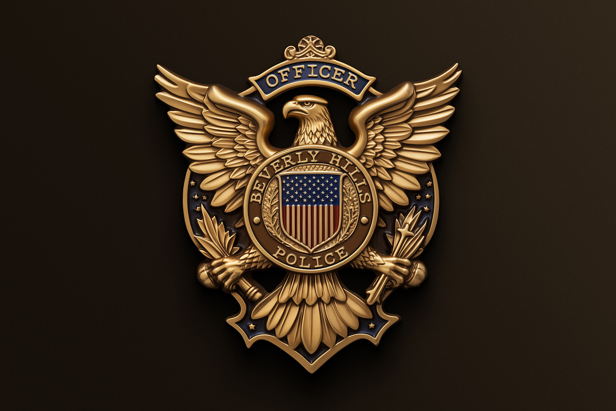 Police / Army / Sheriff Metal Badges, an Object Graphic by Hyperpix Productions (Photo 9 of 21)
