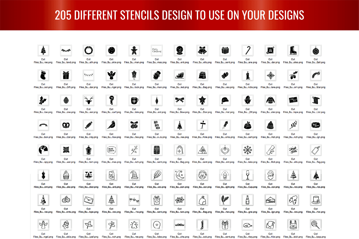 205 Christmas Stencils Designs, a Decorative Illustration by Arshad Ali (Photo 7 of 14)