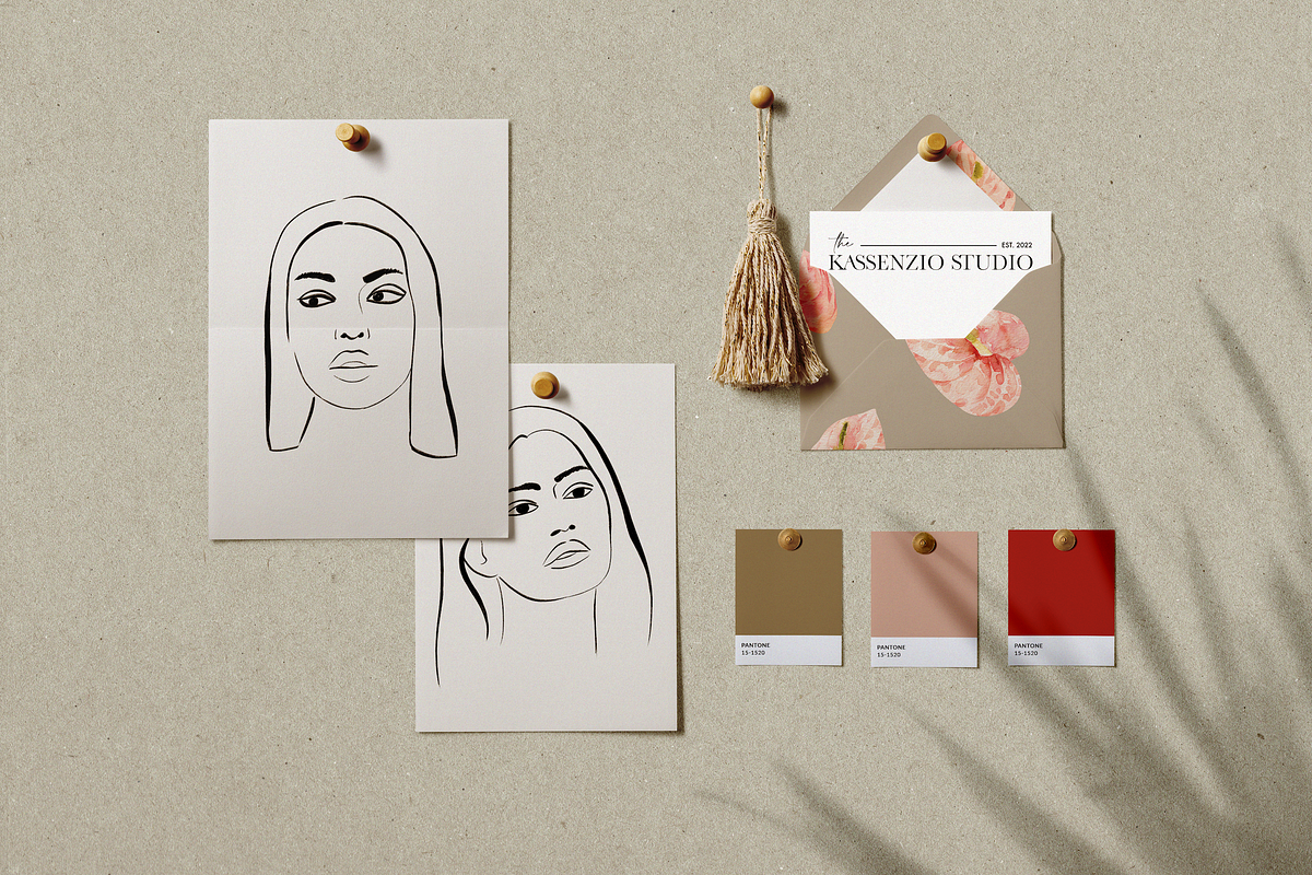 Amelia Line Art Pack, an Illustration by Kassenzio Atelier (Photo 4 of 9)