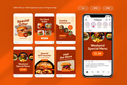Fast Food - Instagram Post, a Resume Template by Izdihaar_Studio (Thumbnail 1 of 3)