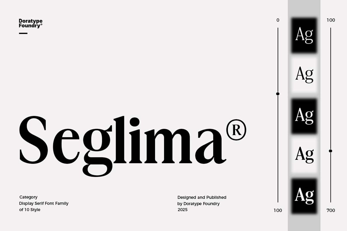 Seglima - (10 Fonts), a Serif Font by Dora Typefoundry (Photo 1 of 18)
