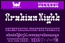 Arabian Night font
