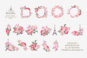 Blooming Paris. Motifs,Frame,pattern, an Illustration by Kotkoa (Thumbnail 2 of 21)