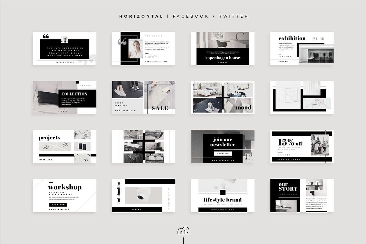 Social Media Pack - Kimber, a Social Media Template by bilmaw creative (Photo 7 of 11)