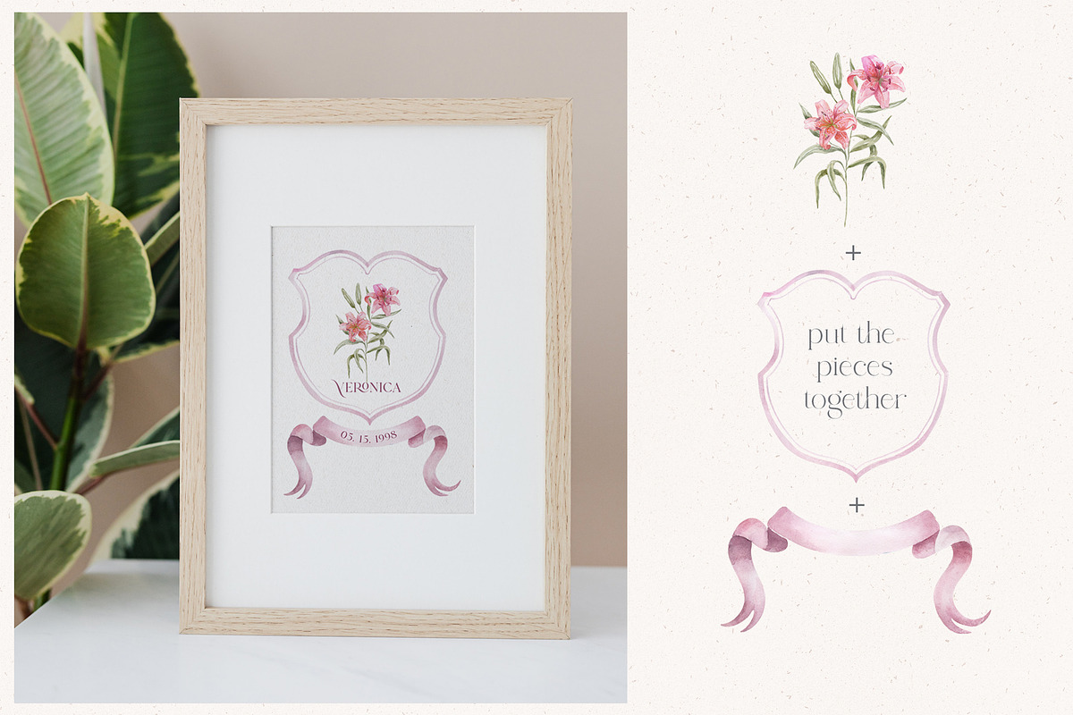 Birth-Flowers. Watercolor & Line Art, a Decorative Illustration by Designwork (Photo 6 of 14)