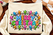 Merry Christmas, Christmas Lights, a Seasonal Illustration by Canvas Craft (Thumbnail 4 of 6)