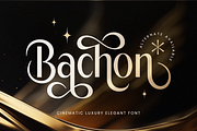 Bachon - Luxury Elegant Font, a Sans Serif Font by Sensatype (Thumbnail 1 of 14)
