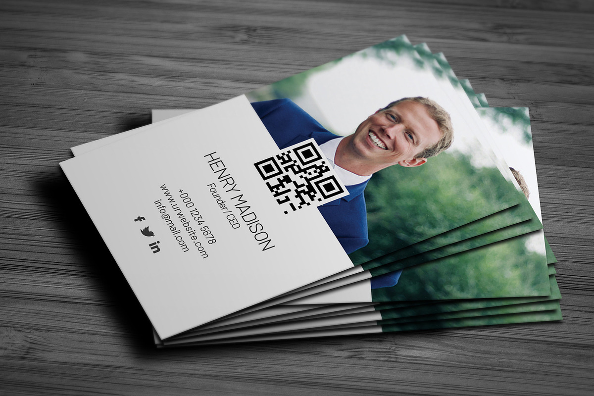 Modern Instagram IG Business Card, a Business Card Template by Saman Osama (Photo 5 of 5)