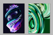 Neonic - 3D Abstract Shapes, an Object Graphic by Alina Sh (Thumbnail 4 of 7)