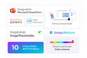 Column & Bar Chart PowerPoint Templa, a Presentation Template by Ink Gallery (Thumbnail 2 of 3)
