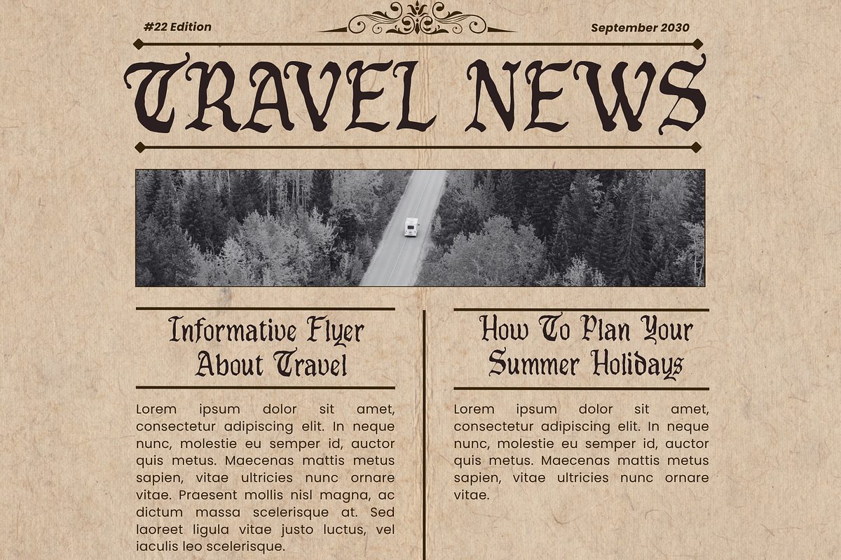 Garthion – Blackletter Font, a Blackletter Font by NDNL Studio (Photo 5 of 10)