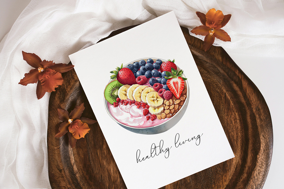 Food Clipart Mega Bundle, a Food Illustration by PaintPixelCo (Photo 5 of 19)
