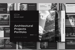 Architecture Portfolio Template, a Templates & Theme by studiogstock