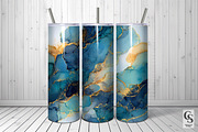 Teal Gold Alcohol Ink Background, a Pattern Graphic by Creative Store (Thumbnail 5 of 5)