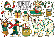 Playful Christmas Clipart, an Illustration by Daily.Designs (Thumbnail 1 of 5)