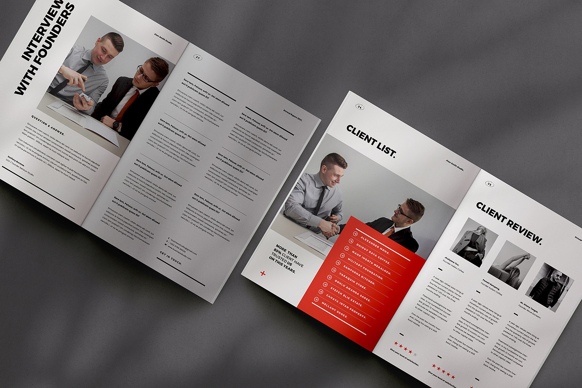Annual Report, a Brochure Template by Occy Design (Photo 8 of 8)