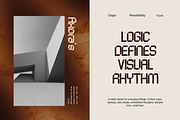 Qago - Geometric Corporate Font, a Sans Serif Font by Pandeka Studio (Thumbnail 7 of 9)