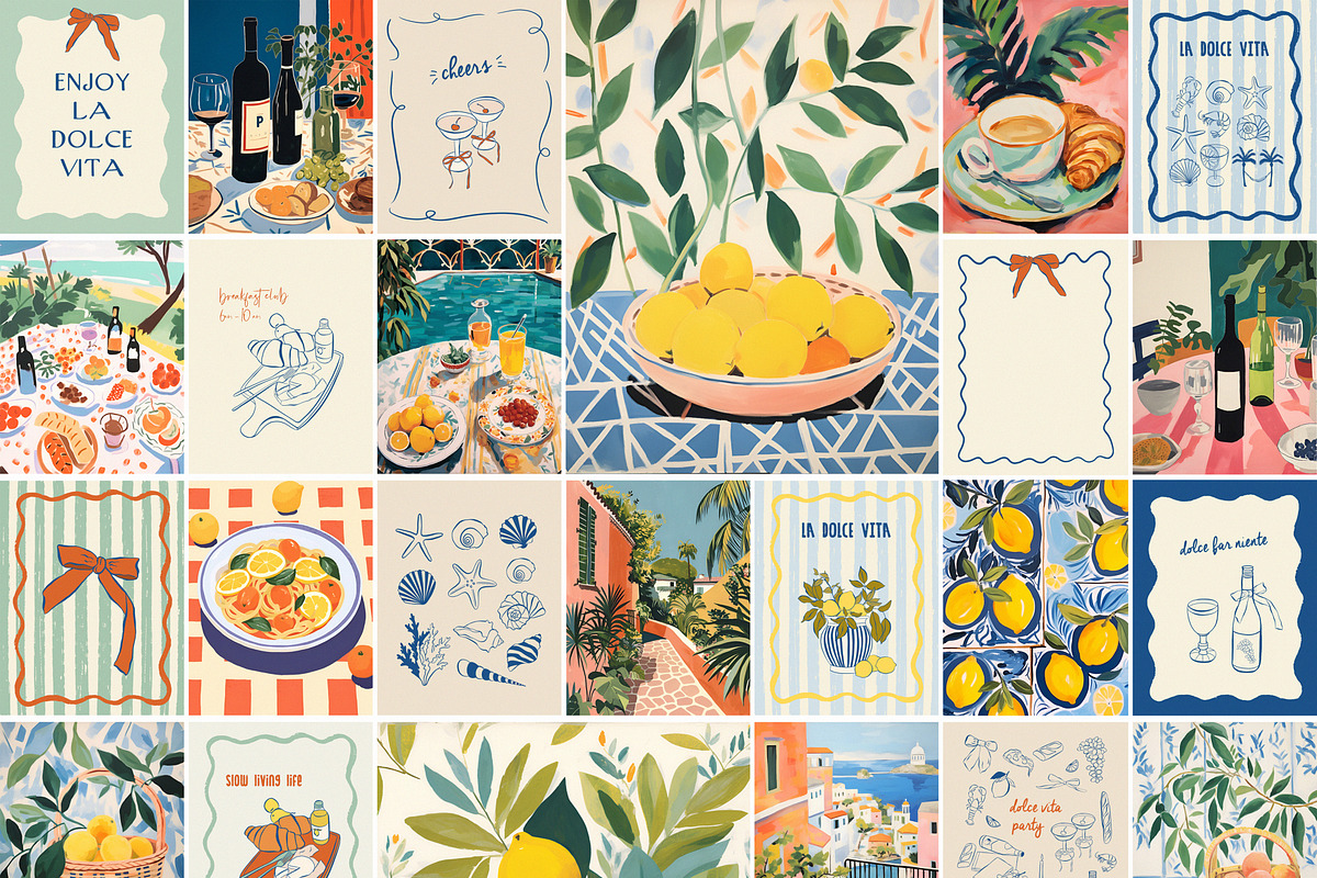 Italian Summer - La Dolce vita, an Object Illustration by lokko studio (Photo 8 of 9)